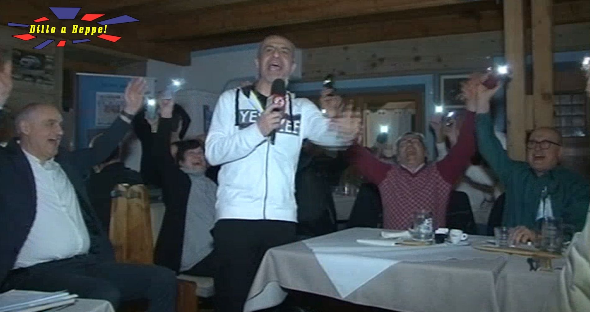 La festa per i 20 anni di Dillo a Beppe